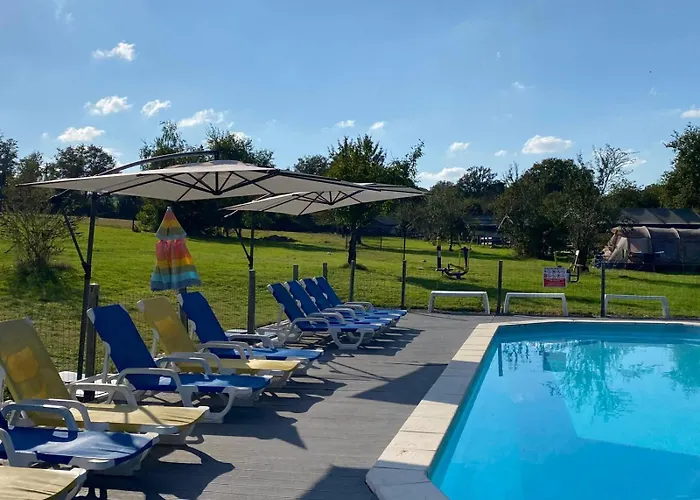 Family Friendly Glamping Tent For 5 In The Heart Of France